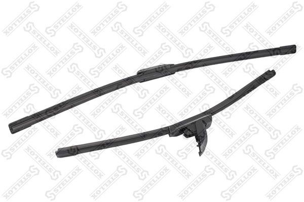 щетки плоск. к-т! 600/24'+450/18',крючок 9\ Citroen C3 02>, Renault Megane 02> 201-643-SX STELLOX