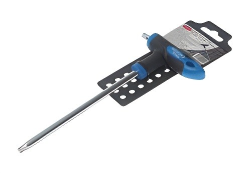 Ключ TORX Т-образный T40х150мм с резиновой ручкой с держателем ROCKFORCE RF76740G ROCK FORCE