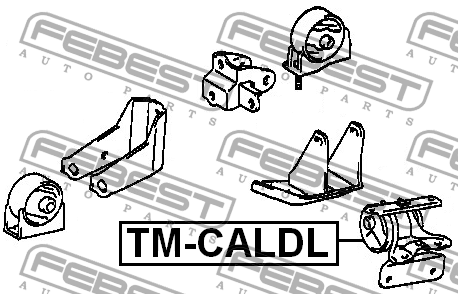 Опора двигателя TM-CALDL TM-CALDL FEBEST