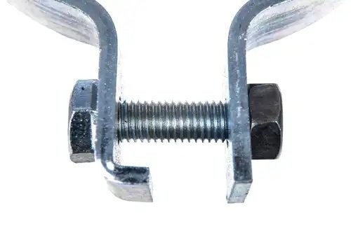 хомут глушителя! (цинк) E-line D=114.5 L=160 H=30 MAN, MB, KAMAZ 5490/2642 Z58503 ZENTPARTS