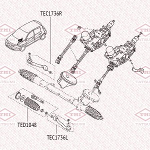 RENAULT MEGANE II (2002>) TEC1736L TATSUMI