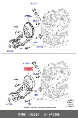 рем.комплект ГРМ!\ Ford Focus/Mondeo/Galaxy 1.8 D 1 562 244 FORD