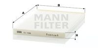 NISSAN QASHQAI J10 (2006>)/X-TRAIL (T31) (2007>) НЕ УГОЛЬНЫЙ CU1936 MANN FILTER
