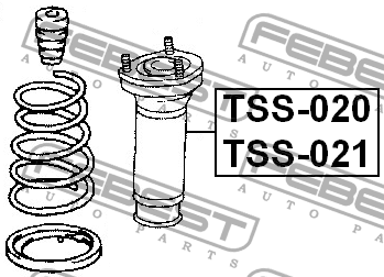 Опора амортизатора задн правая TOYOTA CAMRY V20/V30 TSS-020 TSS-020 FEBEST