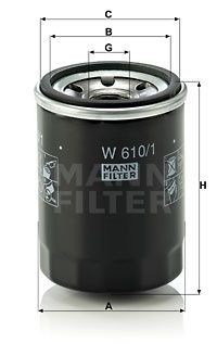 SUZUKI GRAND VITARA (1998-2005) W6101 MANN FILTER
