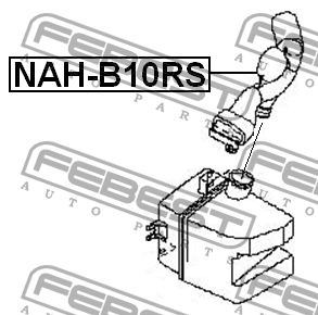 Патрубок воздушного фильтра FEBEST NAH-B10RS FEBEST