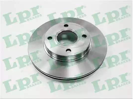 Диск тормозной передний FORD FUSION, FIESTA V F1621V F1621V LPR