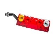 фонарь задний! EUROPOINT II, б/л левый, желтый пов., с рожком ФГ-30-02LED, ASS-2 U02440L TEH AVTO SVET