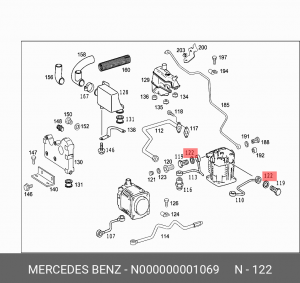 Шайба 14х20х1,5 КамАЗ-5490 N000000001069 MERCEDES BENZ