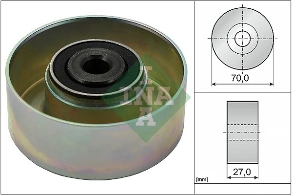 ролик обводной ремня генератора!\ Citroen Xsara, Peugeot 206 1.1-1.6 & 16V 97> 532 0214 10 INA
