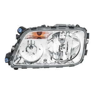 фара !левая с корректором H7/H1/PY21W/W5W/24V\ MB Actros III 08> 1EH009513-031 HELLA