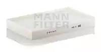 Фильтр салона CU3540 CU3540 MANN FILTER