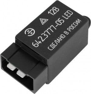 Реле поворотов 2104, 2106, 2121, 1111, для а/м ГАЗ, УАЗ (4-х конт.) "ЭМИ" светод 642.3777-05 LED EMI