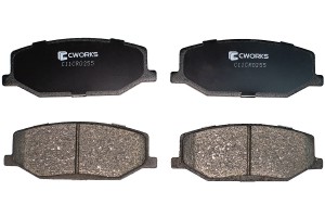 Тормозные колодки передние, Low Metallic C11CR0255 C11CR0255 CWORKS