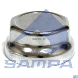 Колпак ступицы колеса BPW ECO (125х2мм) (резьба внутри) (9Т/SW105мм) SAMPA 070.064 SAMPA