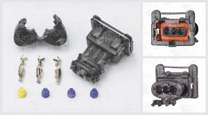 Разъём 3-pin  (полная комплектация) (TE PARTS) 7810378 TE PARTS