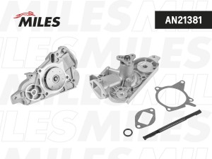 Насос водяной MAZDA 323 1.4-1.8 94- AN21381 AN21381 MILES