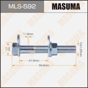 болт регулировочный!\Peugeot 4007,Citroen C-crosser,Mitsubishi Outlander 07> MLS-592 MASUMA