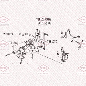 Опора шаровая нижняя L/R HONDA CR-V 07- TEA1048 TEA1048 TATSUMI