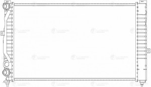 Радиатор охл. для ам VW Passat (96-),Audi A4 (94-),A6 (97-) MT (LRc 1812) LRC 1812 LUZAR