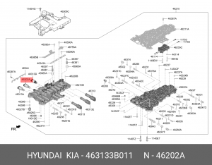 HYUNDAI CRETA (2016>) 463133B011 HYUNDAI KIA