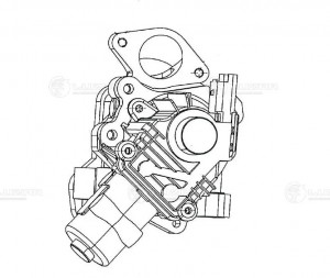 клапан рециркуляции!\Ford Mondeo (07-)/Citroen C5 (04-) LVEG 1007 LUZAR