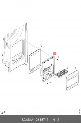 кожух 2615713 SCANIA