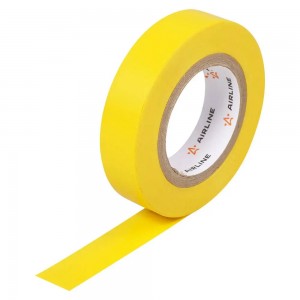 изолента пвх, желтая, 15 ммx10 м !\ AIT-P-06 AIRLINE