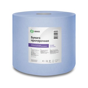 Бумага протирочная двухслойная в рулоне 240х350мм 1000 листов (20г/кв.м) GRASS IT0354 GRASS