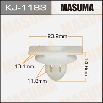 Пистон обивки универсальный MASUMA KJ1183 MASUMA