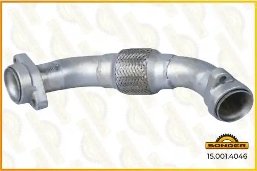Труба приёмная глушителя левая MB 150014046 SONDER