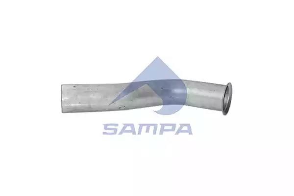 Труба выхлопная глушителя MAN TGA передняя SAMPA 021299 SAMPA