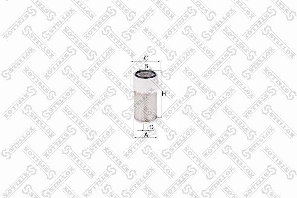 фильтр воздушный !394-129/199/88/17 \RVI Manager G, Iveco 81-21043-SX STELLOX