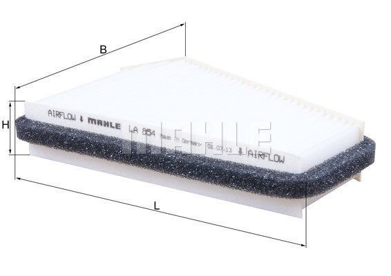 Фильтр Салонный LA854 MAHLE KNECHT