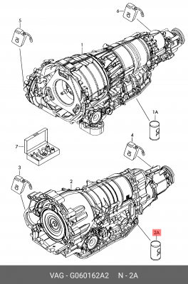 Масло трансмиссионное VAG для АКПП 1л G060162A2 G 060 162 A2 VAG