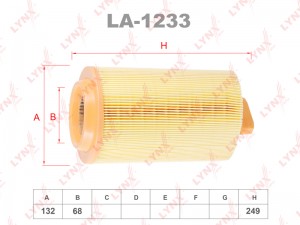 Фильтр воздушный LA-1233 LYNXAUTO