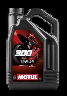 Масло моторное для 4-х тактных двигателей MOTUL 300V 4T FACTOTY LINE 10W40 синт. 104121 MOTUL