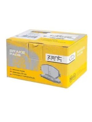 колодки дисковые задние! Toyota Auris all 07> Z07282 ZENTPARTS