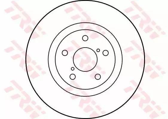 Диск тормозной SUBARU Forester (07-),Impreza (07-) передний (1шт.) TRW DF1437 TRW