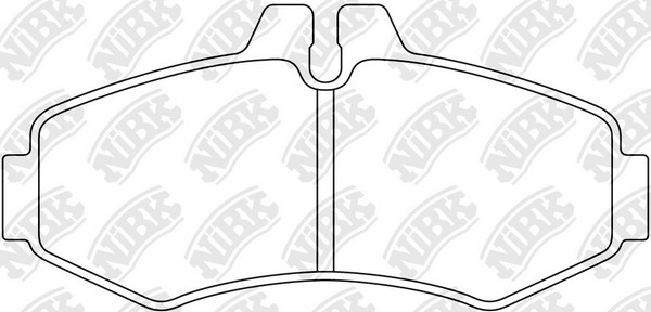 Колодки тормозные дисковые MERCEDES VITO 9303/SPRINTER (901-903) 06 PN0132 PN0132 NIBK