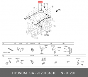 Жгут проводов инжектора UNIVERSE 9120184810 HYUNDAI KIA