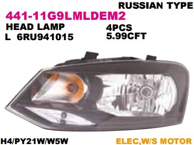POLO (SED RUS) (2011>) 1 ОТРАЖАТЕЛЬ 44111G9LMLDEM2 DEPO
