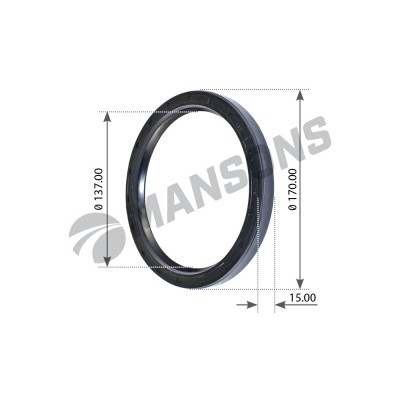 Сальник SCANIA P,G,R,T series оси балансира MANSONS GR361 MANSONS