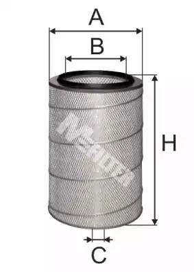 эл возд фильтра !474.5-302/191.5 \Omn MAN, MB, Iveco, Neoplan, Setra A152 MFILTER AUTOMOTIVE FILTERS