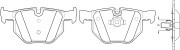 колодки дисковые задние! с антискр. пл.\ BMW E60 2.0i-4.5i/3.0D 03> BP32093 SB NAGAMOCHI