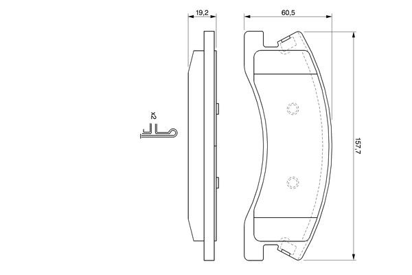 CHRYSLER JEEP GRAND CHEROKEE (1999>) 0 986 424 823 BOSCH
