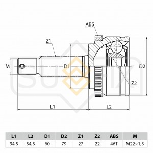HYUNDAI ELANTRA (2006-2011) ST-1068 SUFIX