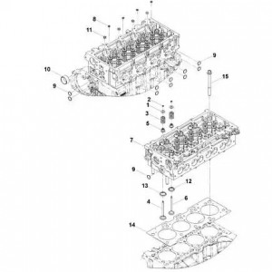 Седло выпускного клапана 3302 дв.Cummins ISF 2.8 (Haffen) 0496 HAFFEN