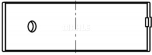 Вкладыши VOLVO дв.D12 шатунные STD комплект (2шт.) MAHLE 038 PL 19914 000 MAHLE KNECHT