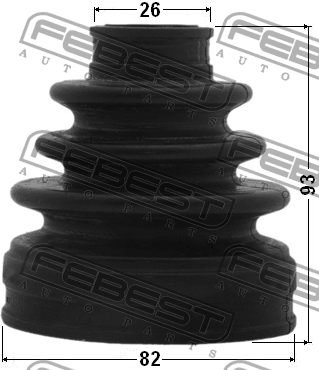 Пыльник ШРУСа внутренний NISSAN PATHFINDER R51 0215-D40 0215-D40 FEBEST